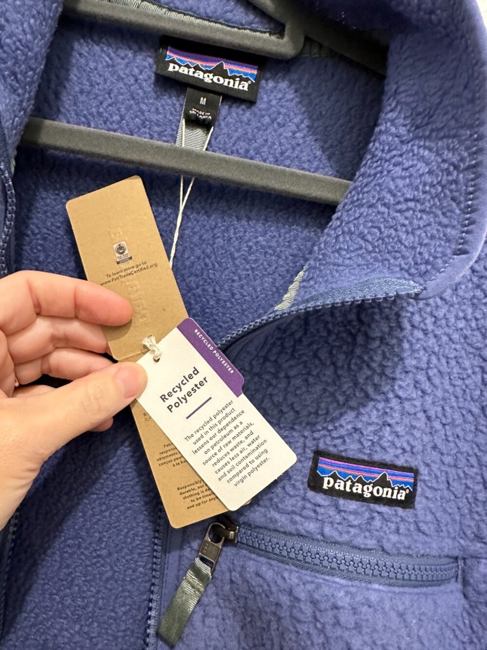 NWT PATAGONIA RETRO PILE FLEECE JACKET WOMEN'S SIZE MEDIUM - Picture 8 of 9